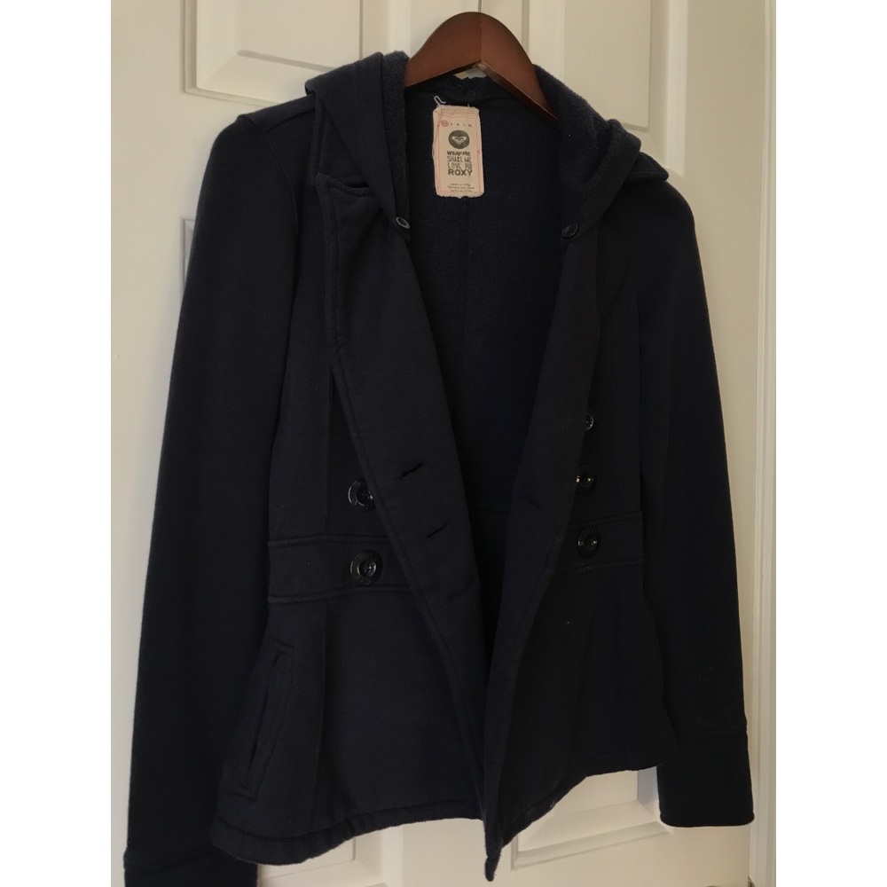 XS Navy Blue Roxy Peacoat